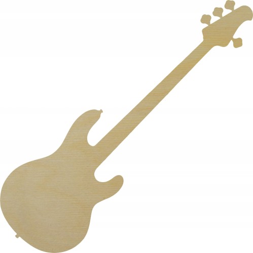 Gitara elektryczna z drewna DREWNIANY DUŻY 30cm