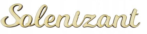 Litery dekoracyjne URODZINY 4cm