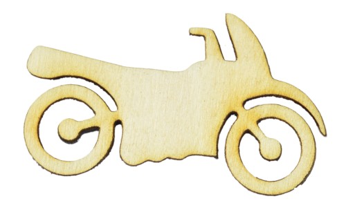 Drewniane scrapki MOTOR 10cm