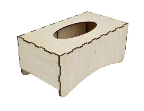 CHUSTECZNIK DREWNIANY Decoupage pudełko chusteczki