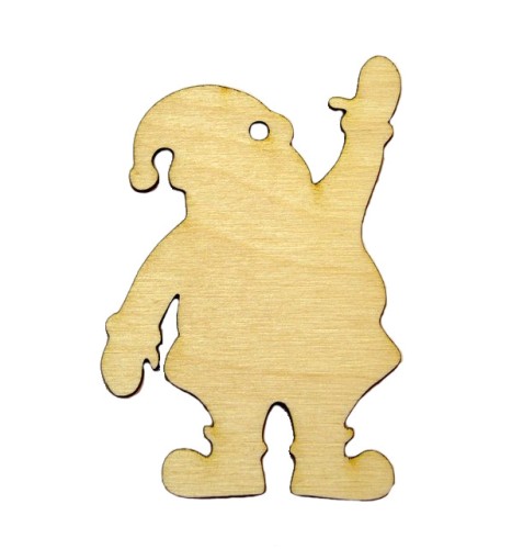 Mikołaj scrapki EKO ozdoba decoupage 5cm