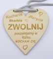 ZAWIESZKA DO AUTA SAMOCHODU SERCE PLUS GRAWER IMIĘ