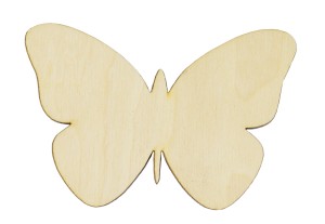 Drewniany motyl 2 decoupage 10cm
