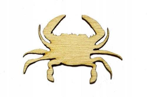 Krab EKO z drewna sklejka decoupage scrapki 20cm