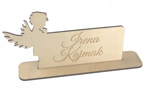 Winietki na stół wizytówki Komunia Dziękujemy personalizowane
