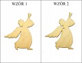 Aniołek z drewna sklejka święta 5cm 5szt
