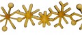 Dekor świąteczny śnieżynki sklejka 15cm