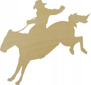 Kowboj 2 z drewna z drewna dekor drewno 15cm