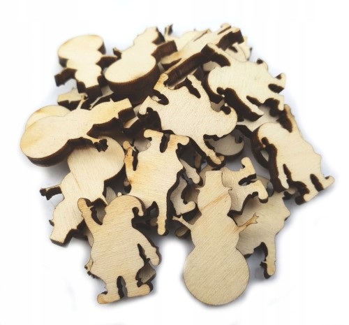BAŁWAN MIKOŁAJ 24szt 12x2cm + 12x2,5cm Święta