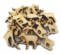 RENIFERY Drewniane Renifer 24szt 12x2cm i 12x2,5cm