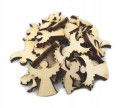 ANIOŁ ANIOŁKI 24szt 12x2cm i 12x2,5cm Święta