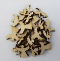 ANIOŁ ANIOŁKI 24szt 12x2cm i 12x2,5cm Święta