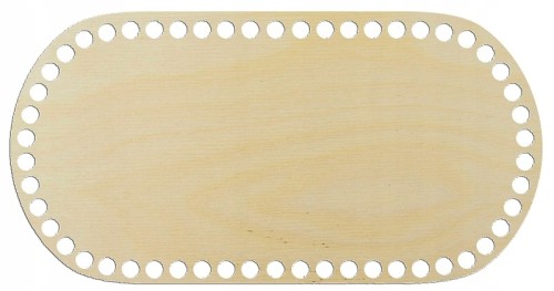 Dno wieczko baza do szydełkowania 29x15cm, 10mm