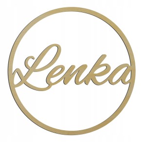 Obręcz koło z imieniem łapacz snów imię 40cm