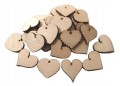 Zestaw Drewniane serca 60szt 2cm Decoupage serce