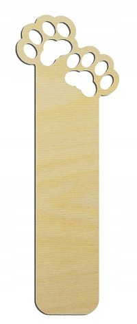 Zakładka zakładki do książki drewniane decoupage