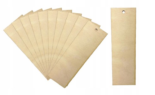 Zakładka do książki drewniana decoupage 10szt