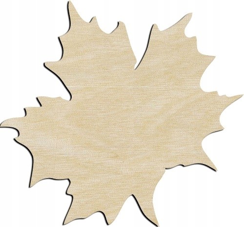 Drewniane podkładki pod kubek podstawki liść klon