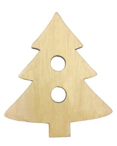 Choinka drewniana decoupage święta sklejka 10cm