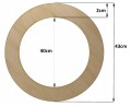 Drewniane koła kółko obręcze do łapacza snów 43cm