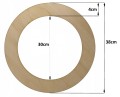 Drewniane koła kółko obręcze do łapacza snów 38cm