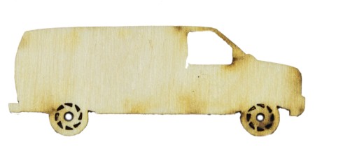 Drewniane scrapki VAN 5cm decoupage sklejka