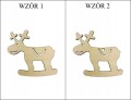Renifery drewniane sklejka Decoupage 10szt 5cm