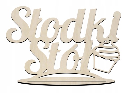 Napis na stół dla Pary Młodej ślub wesele Słodki Stół dekor