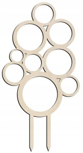 Drabinka do roślin pergola podpórka drewniana 30cm