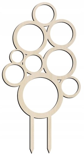 Drabinka do roślin pergola podpórka drewniana 30cm