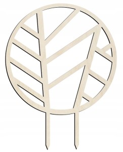 Drabinka do roślin pergola podpórka drewniana 25cm