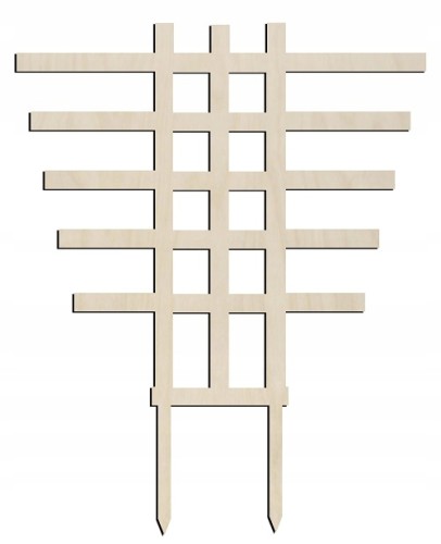 Drabinka do roślin pergola podpórka drewniana 30cm