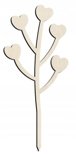 Drabinka do roślin pergola podpórka drewniana 20cm