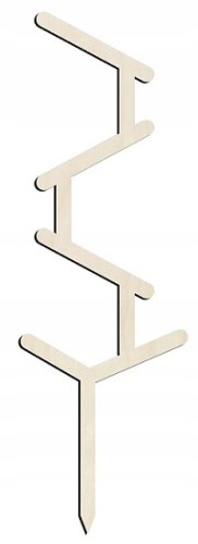 Drabinka do roślin pergola podpórka drewniana 30cm