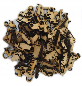 Zestaw Pojazdy 100szt 2cm samochód motor traktor