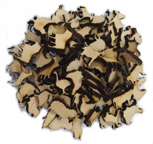 Zestaw Zwierzęta Hodowlane 100szt 2cm gospodarskie