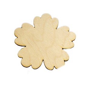 Drewniany dekor EKO kwiat sklejka 3 5cm