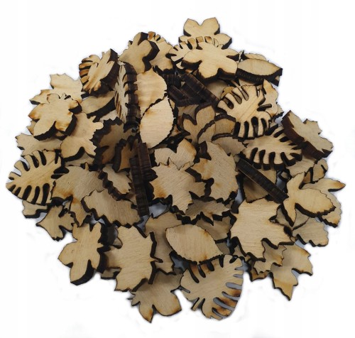 Zestaw Liście mini 100szt 2cm obraz ramka plakat