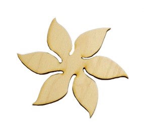 Drewniany dekor kwiat sklejka 4 20cm