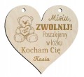 ZAWIESZKA DO AUTA SAMOCHODU SERCE WALENTYNKI IMIĘ