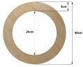 DREWNIANE KOŁA obręcze do łapacza snów 30cm, 3cm