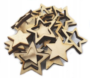 GWIAZDKA GWIAZDKI 24szt 12x2cm i 12x2,5cm gwiazda