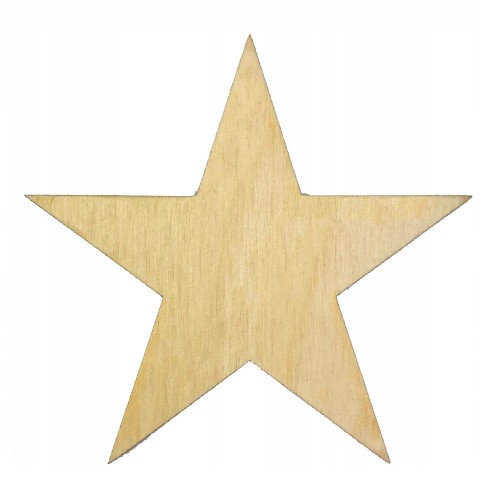Gwiazdka drewniana decoupage święta EKO 15cm