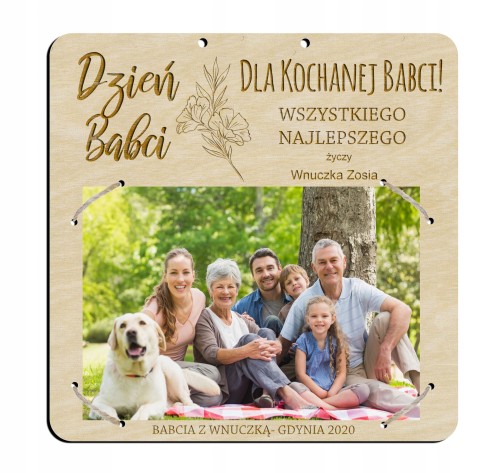 Ramka na zdjęcia, Dzień Babci grawer prezent