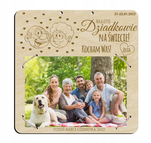 Ramka na zdjęcia, Dzień Babci Dzień Dziadka