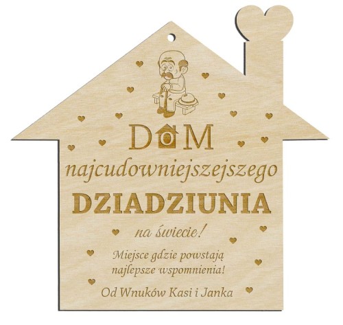 Zawieszka na ścianę dekoracyjna Dzień Dziadka