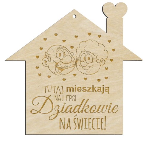 Zawieszka na ścianę Dzień Babci, Dzień Dziadka