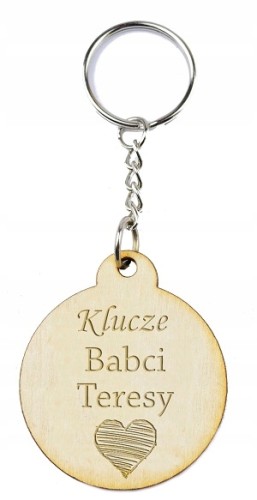 Breloczek kółko DZIEŃ Babci DZIEŃ Dziadka Grawer