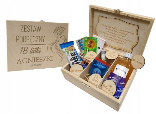 Pudełko Niezbędnik Prezent na 18 30 40 50 Urodziny