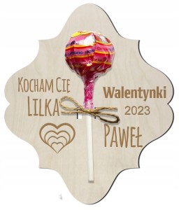 Prezent na dzień chłopaka lizak śmieszny upominek